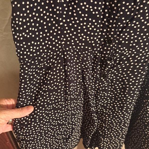 Urban Outfitters Size 8..1 Pc Short Set..Pleated..One Piece...Lined Short..Dots - Picture 7 of 10